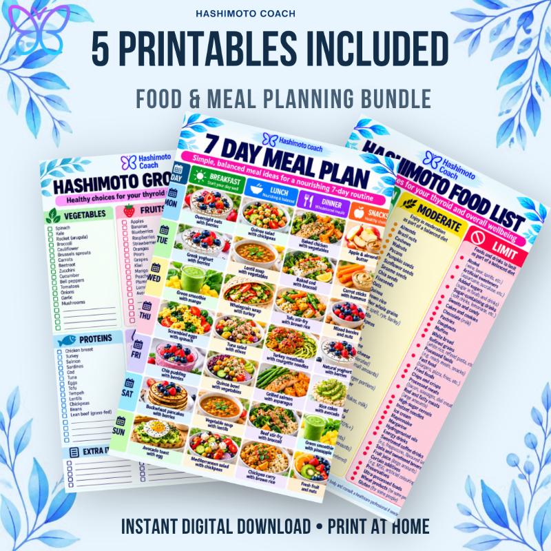 Hashimoto Food & Meal Planning Bundle