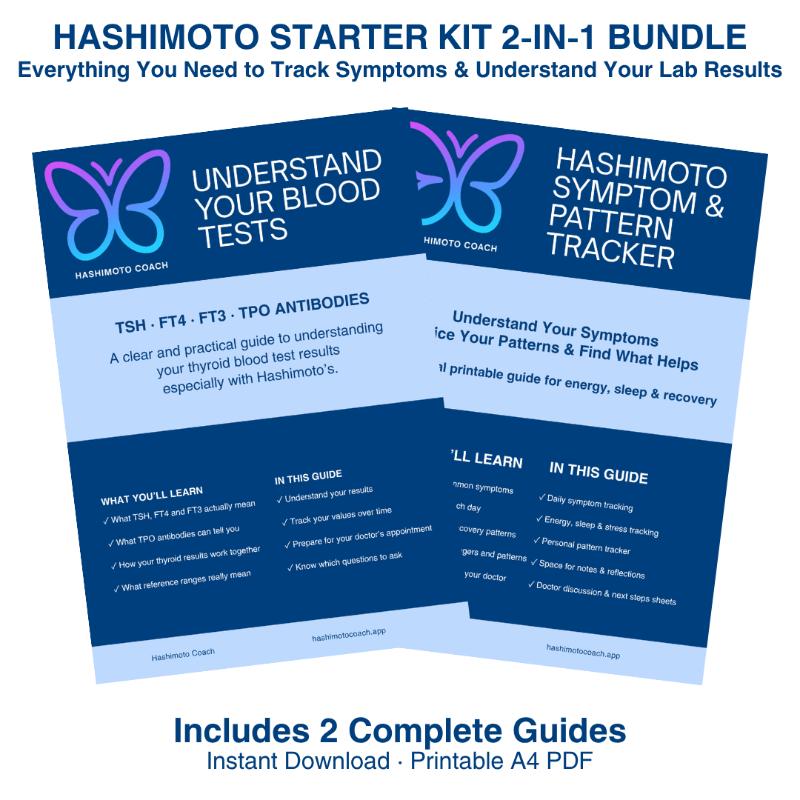 Hashimoto Starter Kit | Blood Tests & Symptom Tracker | Digital PDF