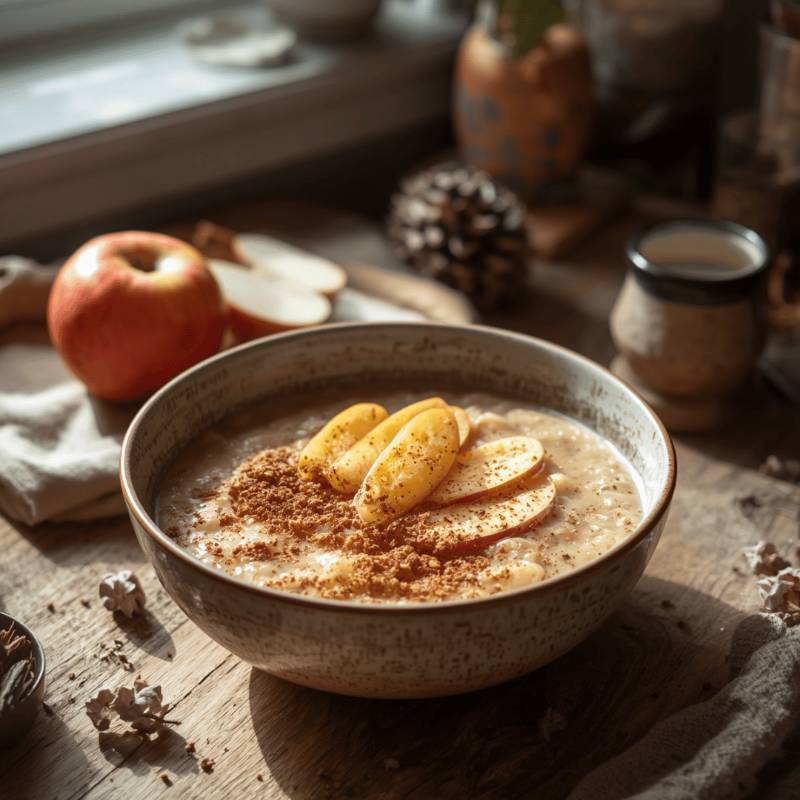🥣 Apple-Cinnamon Buckwheat Porridge