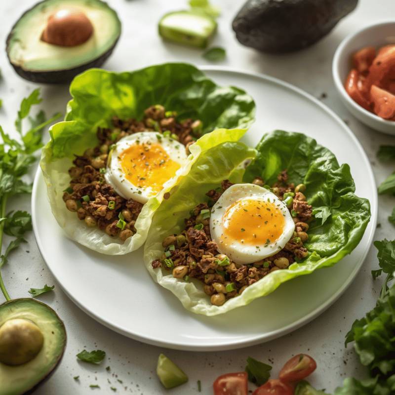 🥑 Avocado Egg Salad Wraps