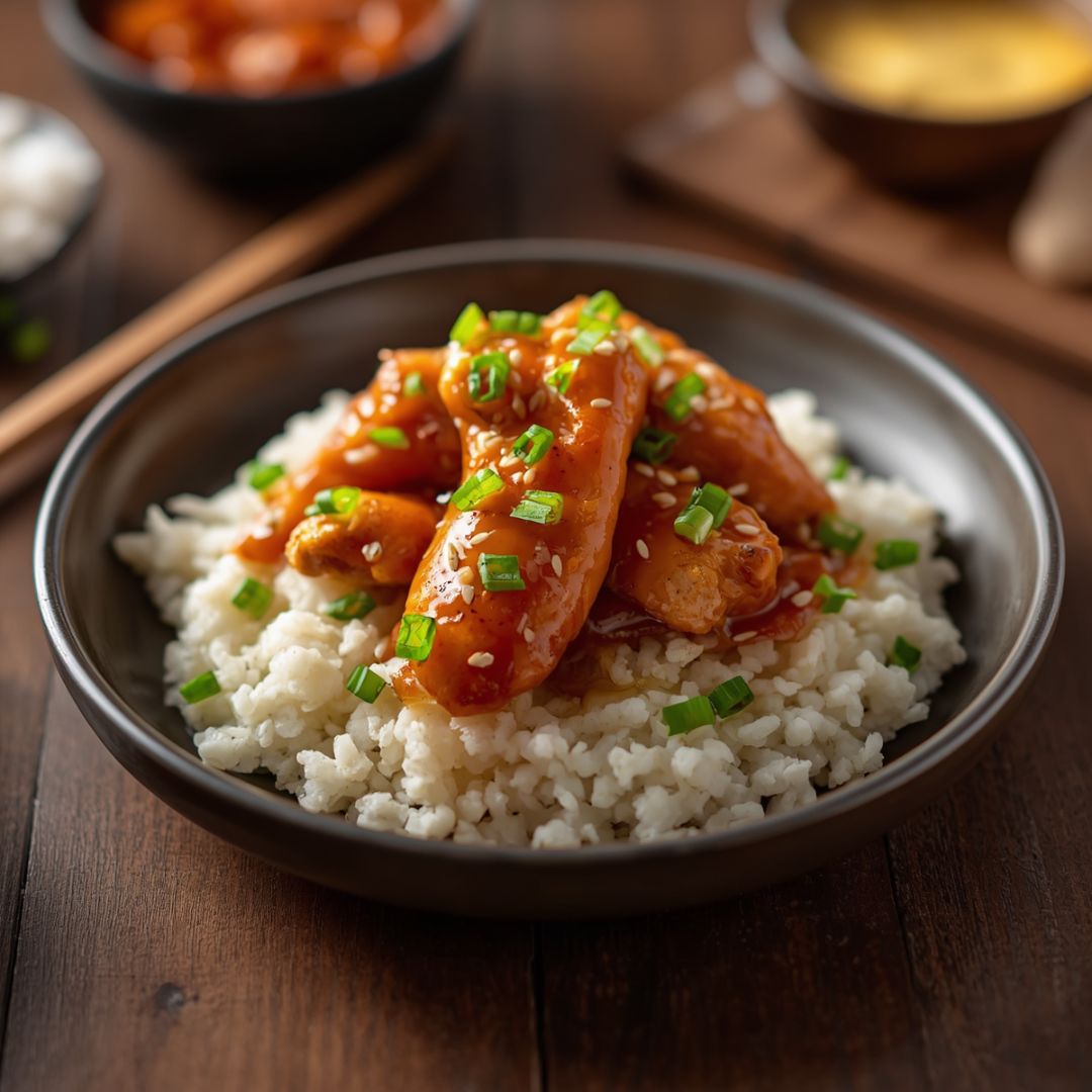 🍗 Bloemkoolrijst met Kip Teriyaki