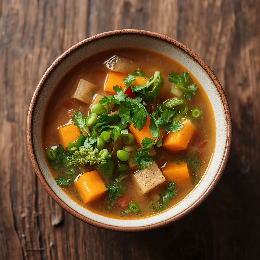 🥣 Bone Broth with Vegetables