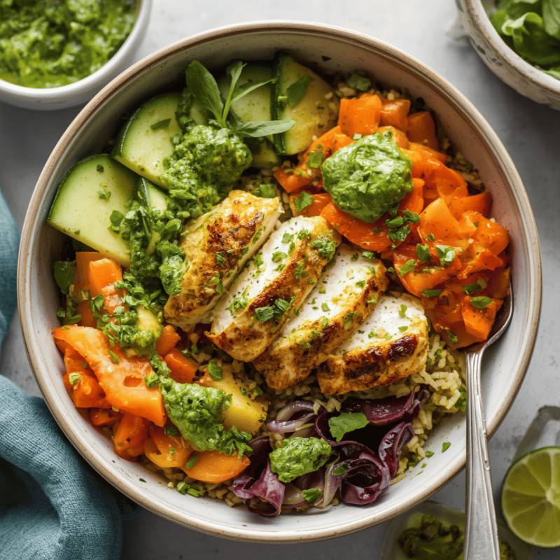 🥬 Zucchini Pesto Chicken (Cheese-Free)