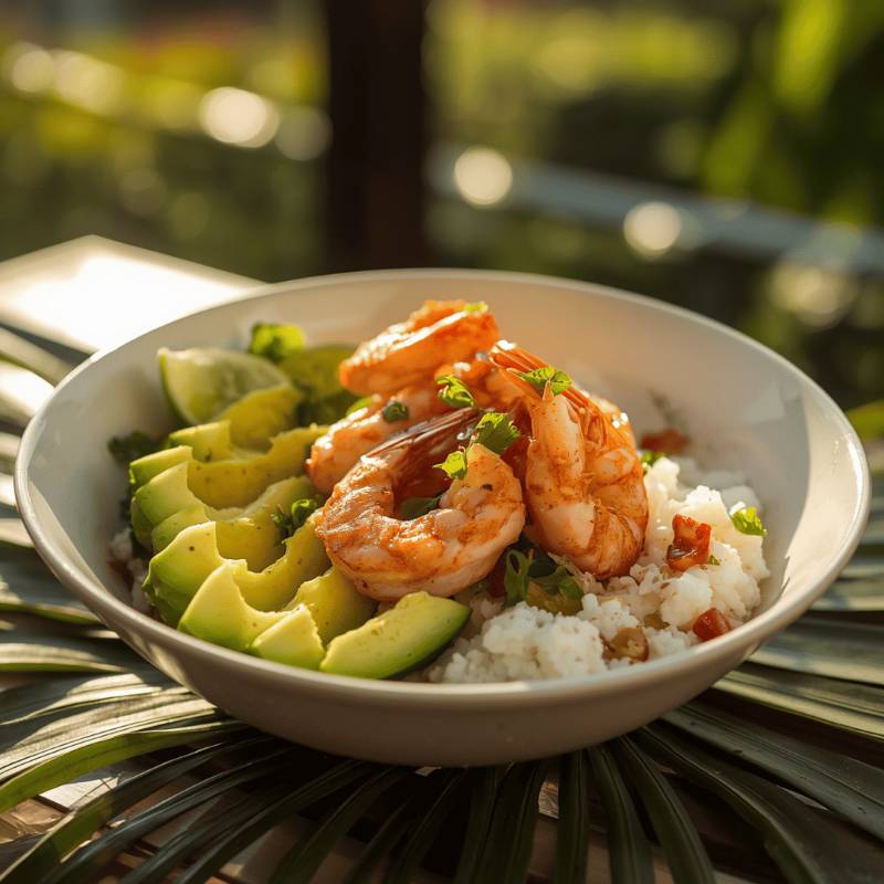 🍤 Coconut Lime Shrimp Bowl