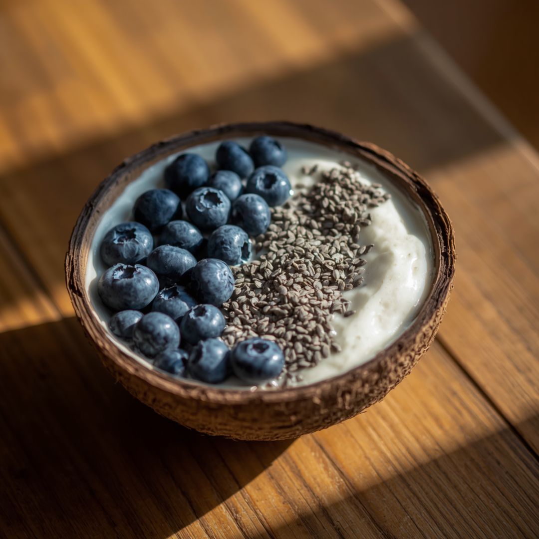 🫐 Coconut Yogurt with Blueberries