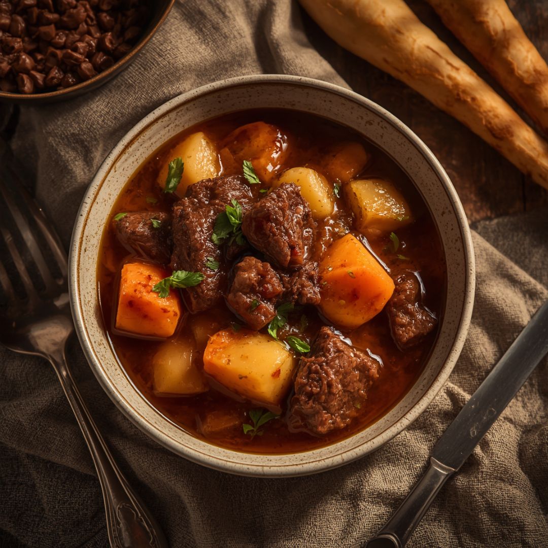 🍲 Beef Stew with Carrot and Parsnip