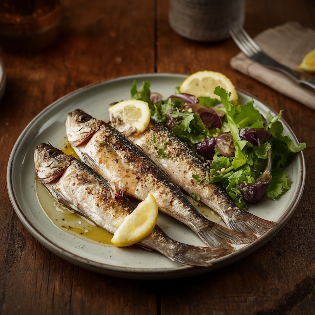 🐟 Sardines met Citroen en Groene Salade
