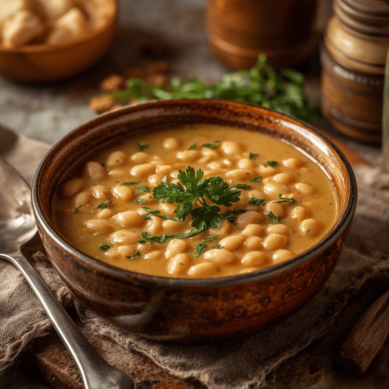 🥣 Tuscan White Bean Soup