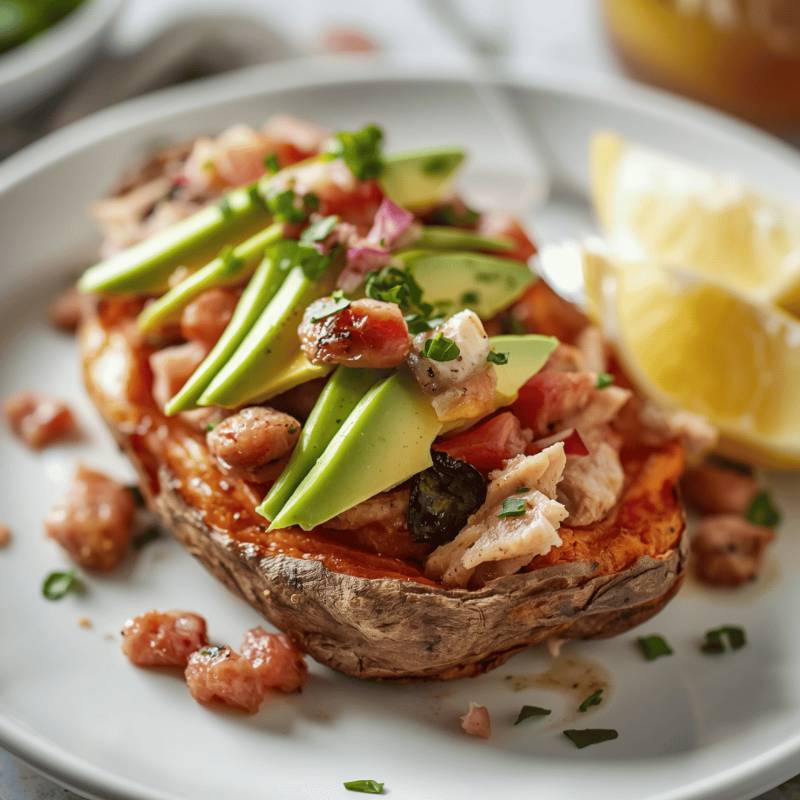 🍠 Stuffed Sweet Potato with Turkey