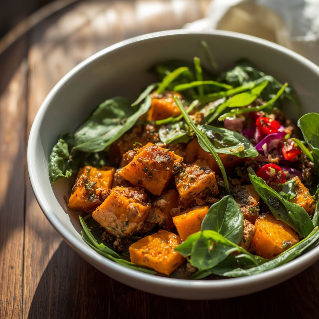 🥔 Zoete Aardappel & Kip Bowl